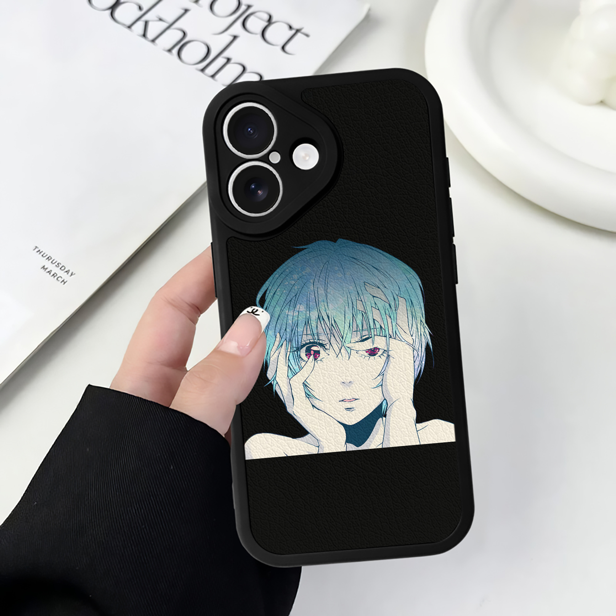 （画像用） EVA 新世紀エヴァンゲリオン 【iPhone 16シリーズ対応】シリコンスマホケース（レザー調） 材質：シリコン